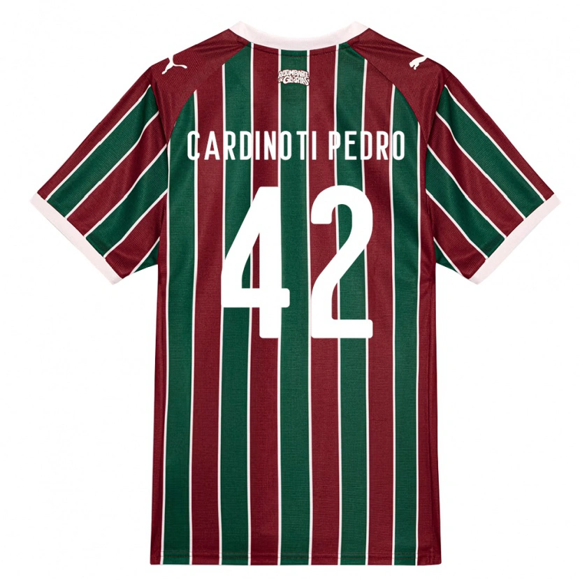 Danxen Damen Jhonny Cardinoti Pedro #42 Grün Burgund Weiß Heimtrikot Trikot 2026/27 T-Shirt Österreich