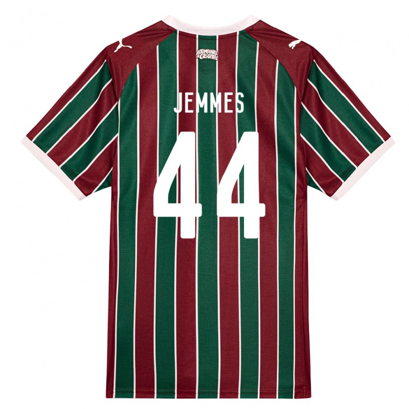 Danxen Damen Jemmes Bruno Ribeiro Da Silva #44 Grün Burgund Weiß Heimtrikot Trikot 2026/27 T-Shirt Österreich