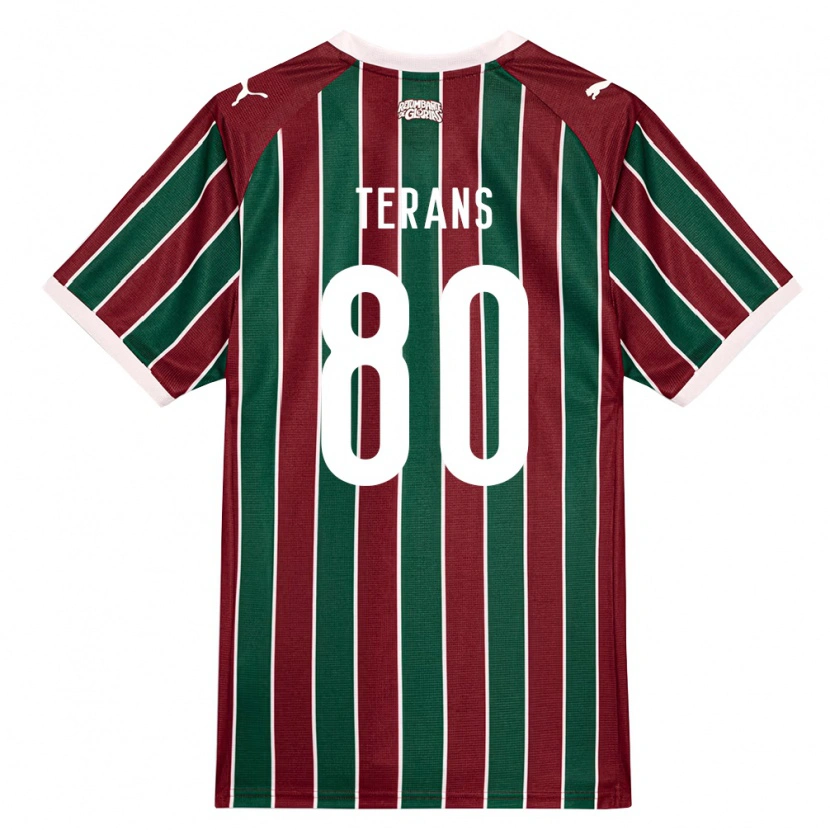 Danxen Damen David Terans #80 Grün Burgund Weiß Heimtrikot Trikot 2026/27 T-Shirt Österreich