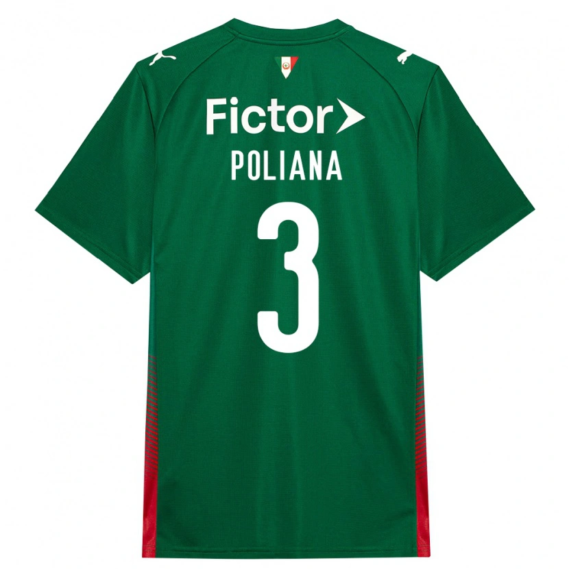 Danxen Damen Poliana #3 Grün Rot Weiß Heimtrikot Trikot 2026/27 T-Shirt Österreich