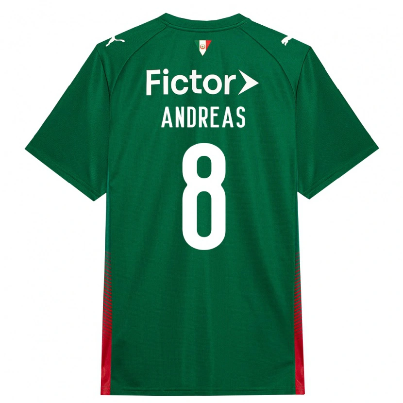 Danxen Damen Andreas Pereira #8 Grün Rot Weiß Heimtrikot Trikot 2026/27 T-Shirt Österreich