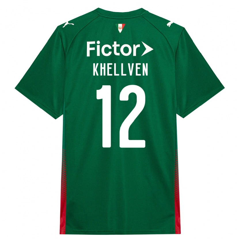 Danxen Damen Khellven Douglas Silva Oliveira #12 Grün Rot Weiß Heimtrikot Trikot 2026/27 T-Shirt Österreich