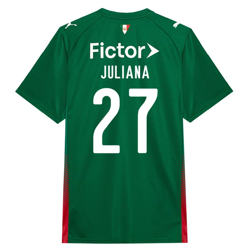 Danxen Damen Juliana #27 Grün Rot Weiß Heimtrikot Trikot 2026/27 T-Shirt Österreich