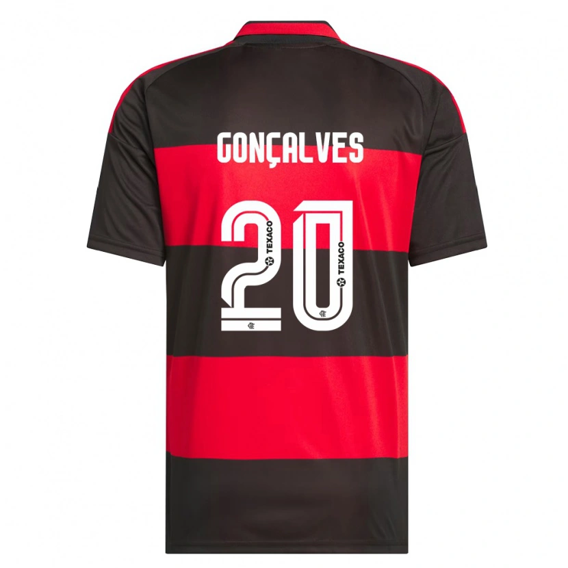 Danxen Damen Matheus Gonçalves #20 Rot Schwarz Weiß Heimtrikot Trikot 2026/27 T-Shirt Österreich