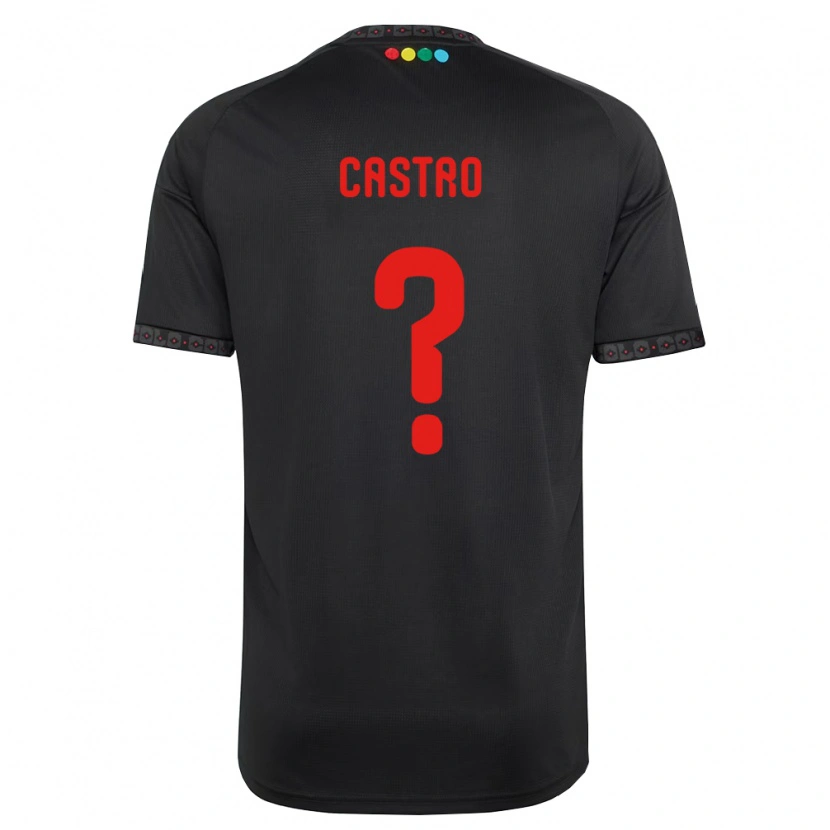 Danxen Damen Benjamín Castro #0 Schwarz Rot Auswärtstrikot Trikot 2026/27 T-Shirt Österreich