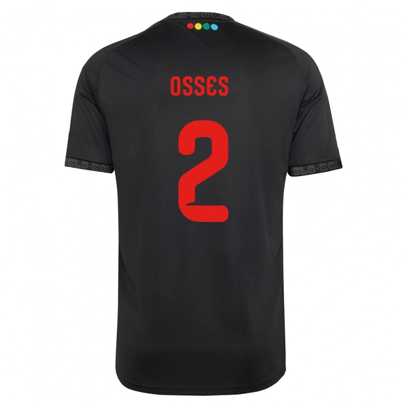 Danxen Damen Martina Osses #2 Schwarz Rot Auswärtstrikot Trikot 2026/27 T-Shirt Österreich