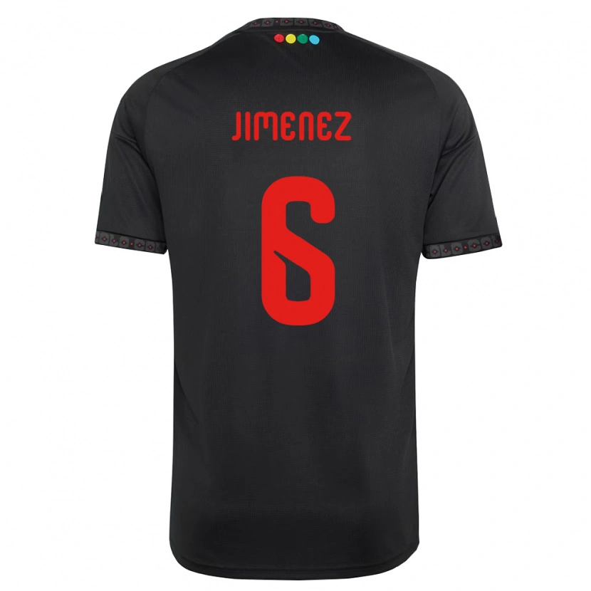 Danxen Damen Yastin Jiménez #6 Schwarz Rot Auswärtstrikot Trikot 2026/27 T-Shirt Österreich