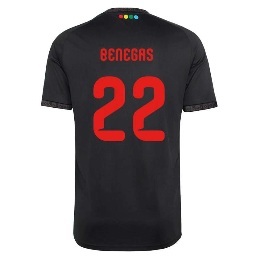 Danxen Damen Leandro Benegas #22 Schwarz Rot Auswärtstrikot Trikot 2026/27 T-Shirt Österreich
