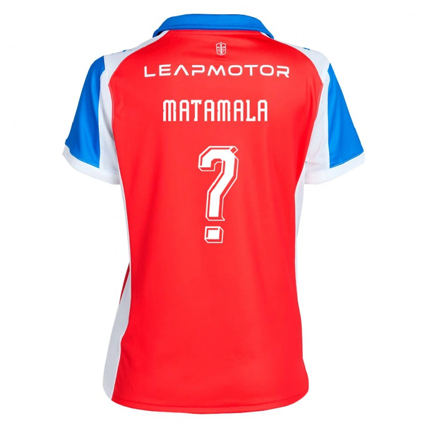 Danxen Damen Camilo Matamala #0 Rot Blau Auswärtstrikot Trikot 2026/27 T-Shirt Österreich