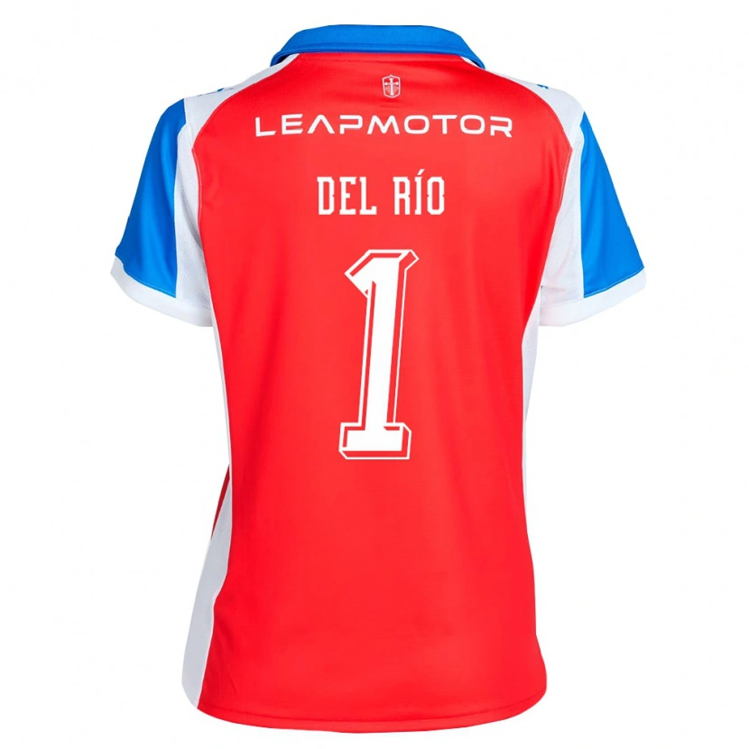 Danxen Damen Cristóbal Del Río #1 Rot Blau Auswärtstrikot Trikot 2026/27 T-Shirt Österreich