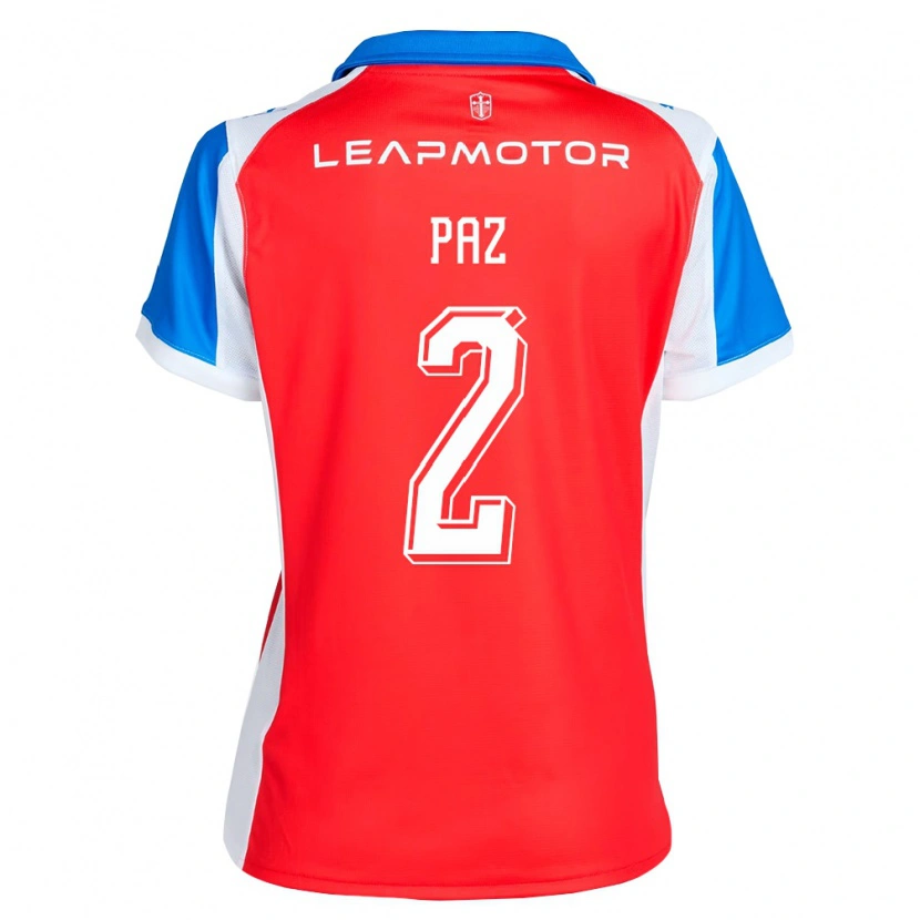 Danxen Damen Nehuen Paz #2 Rot Blau Auswärtstrikot Trikot 2026/27 T-Shirt Österreich