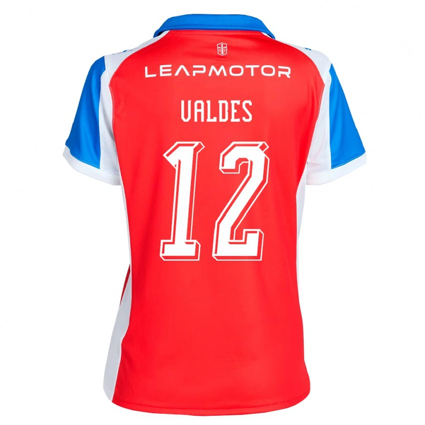 Danxen Damen Francisco Valdés #12 Rot Blau Auswärtstrikot Trikot 2026/27 T-Shirt Österreich