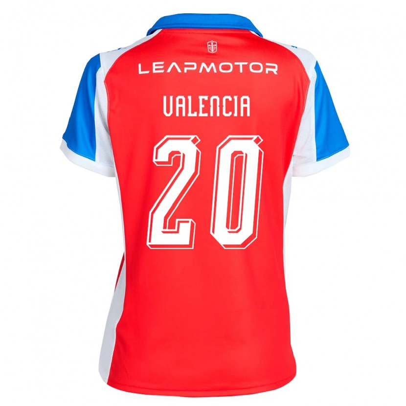 Danxen Damen Jhojan Valencia #20 Rot Blau Auswärtstrikot Trikot 2026/27 T-Shirt Österreich