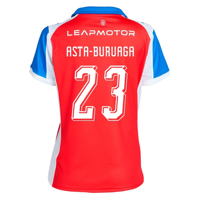 Danxen Damen Tomás Asta-Buruaga #23 Rot Blau Auswärtstrikot Trikot 2026/27 T-Shirt Österreich