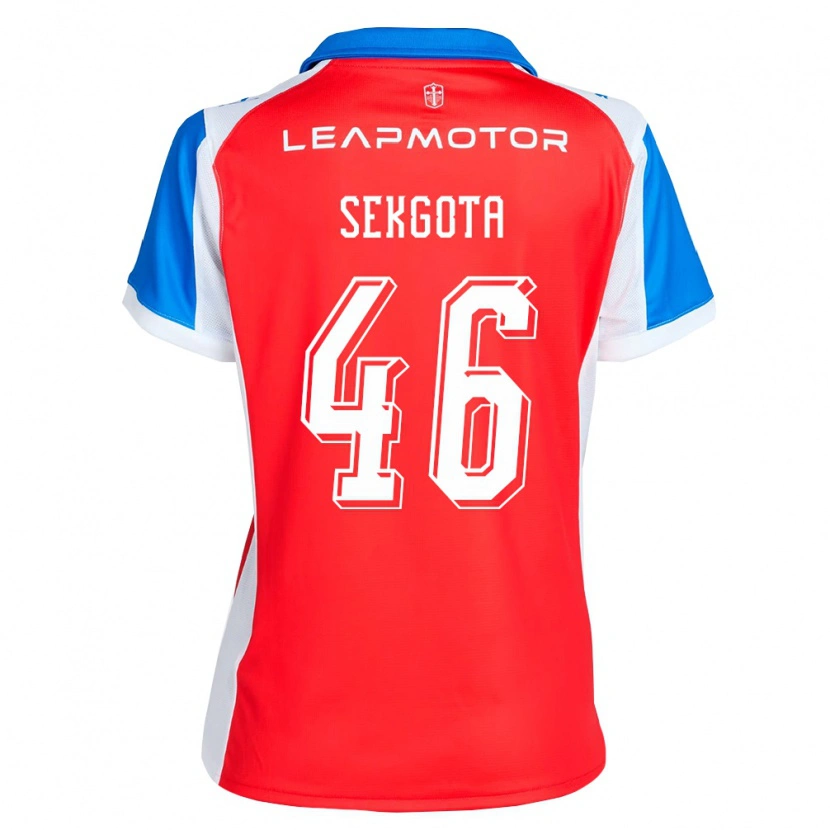 Danxen Damen Jeffrey Sekgota #46 Rot Blau Auswärtstrikot Trikot 2026/27 T-Shirt Österreich