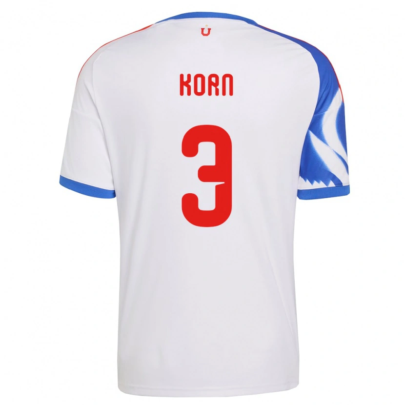 Danxen Damen Agustín Korn #3 Weiß Marineblau Auswärtstrikot Trikot 2026/27 T-Shirt Österreich