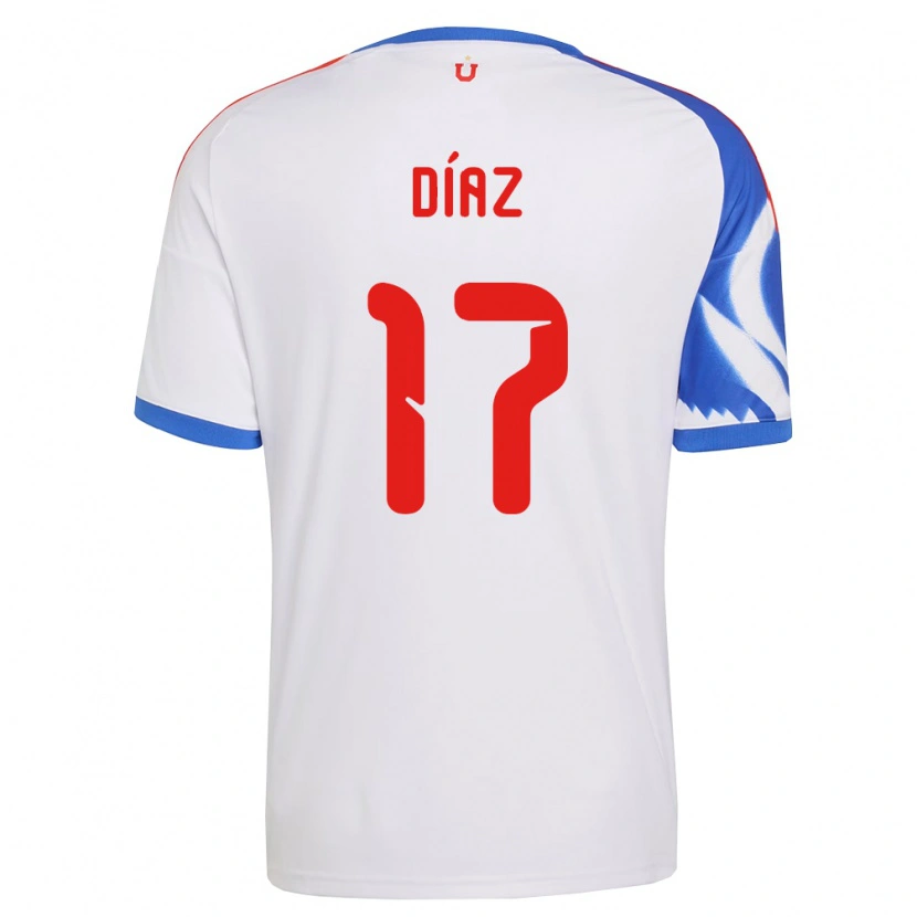 Danxen Damen Benjamín Díaz #17 Weiß Marineblau Auswärtstrikot Trikot 2026/27 T-Shirt Österreich