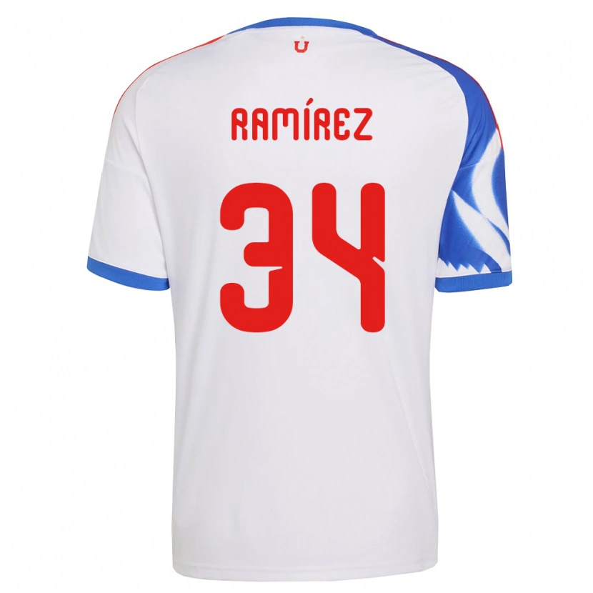 Danxen Damen Vicente Ramírez #34 Weiß Marineblau Auswärtstrikot Trikot 2026/27 T-Shirt Österreich