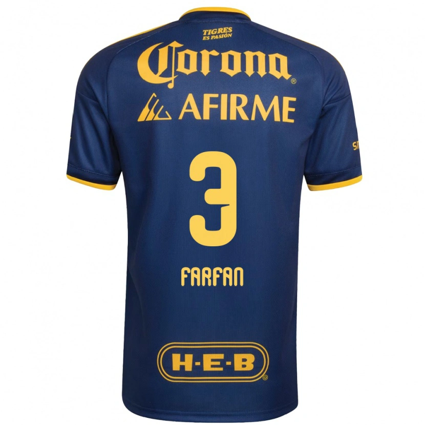 Danxen Damen Marco Farfán #3 Königsblau Gelb Auswärtstrikot Trikot 2026/27 T-Shirt Österreich