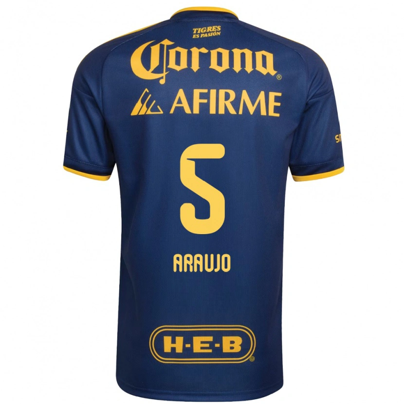 Danxen Damen César Araújo #5 Königsblau Gelb Auswärtstrikot Trikot 2026/27 T-Shirt Österreich