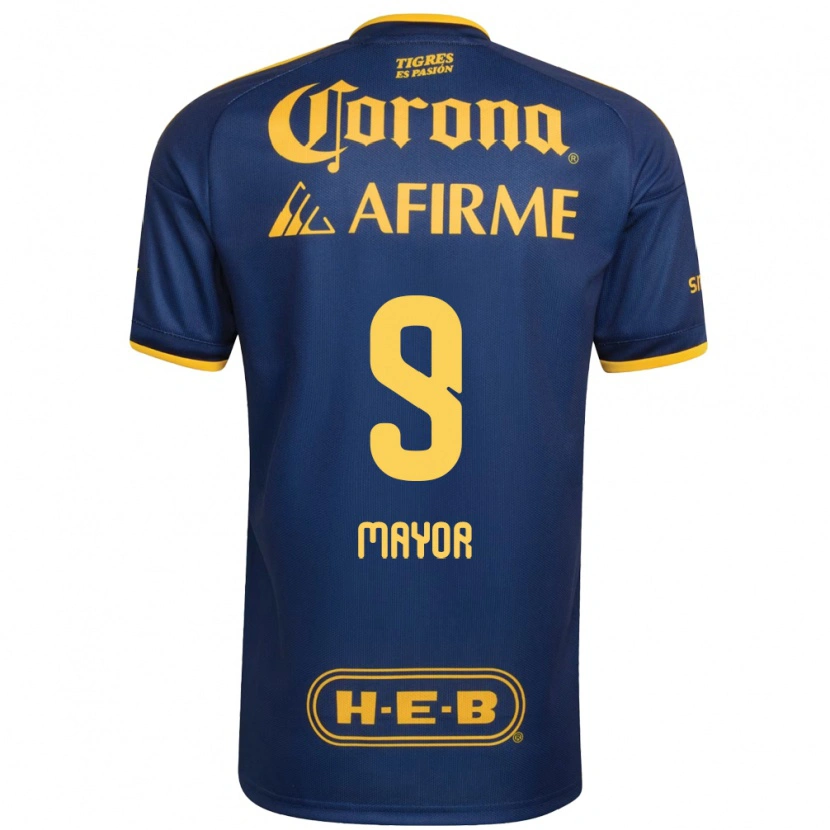 Danxen Damen Stephany Mayor #9 Königsblau Gelb Auswärtstrikot Trikot 2026/27 T-Shirt Österreich