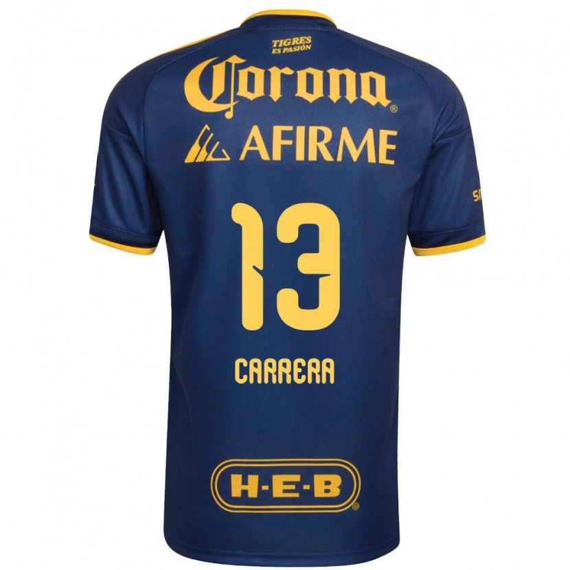 Danxen Damen Antonio Carrera #13 Königsblau Gelb Auswärtstrikot Trikot 2026/27 T-Shirt Österreich