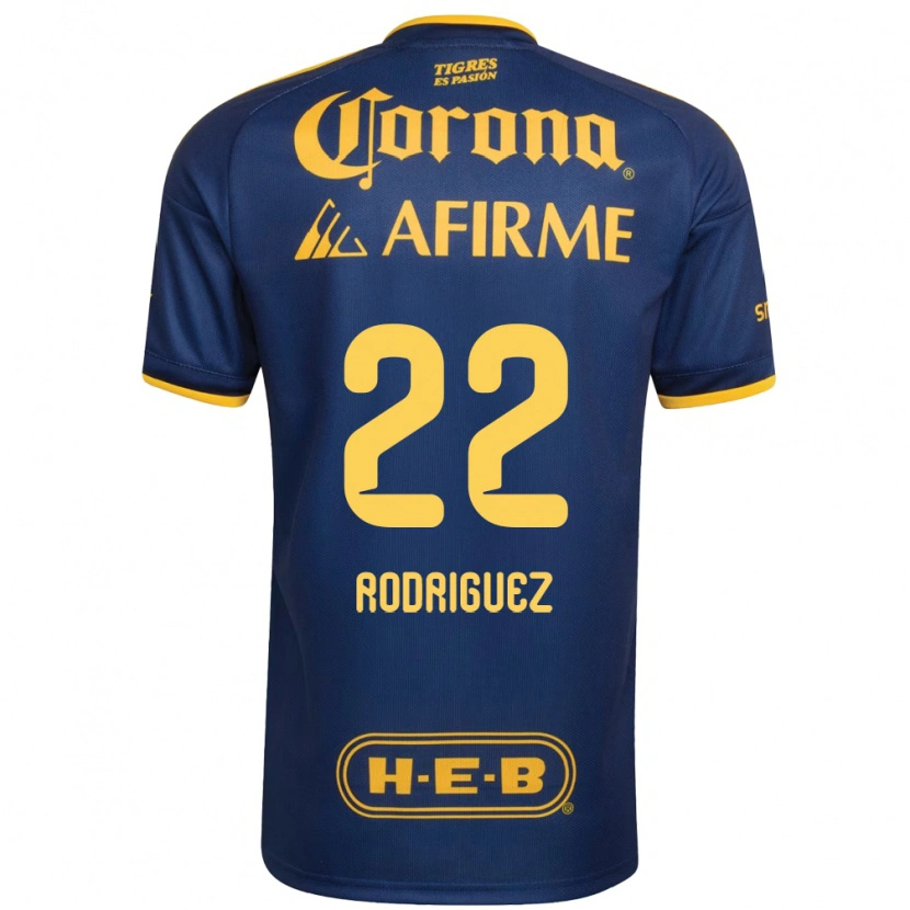 Danxen Damen Anika Rodriguez #22 Königsblau Gelb Auswärtstrikot Trikot 2026/27 T-Shirt Österreich