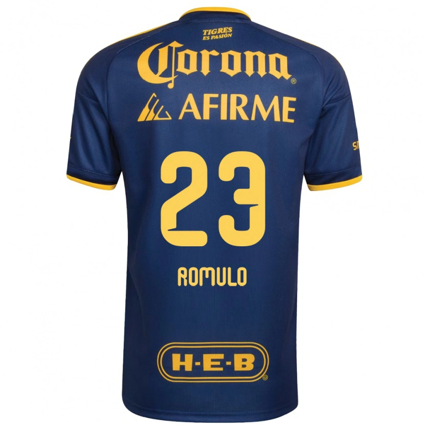 Danxen Damen Rômulo Zanré Zwarg #23 Königsblau Gelb Auswärtstrikot Trikot 2026/27 T-Shirt Österreich