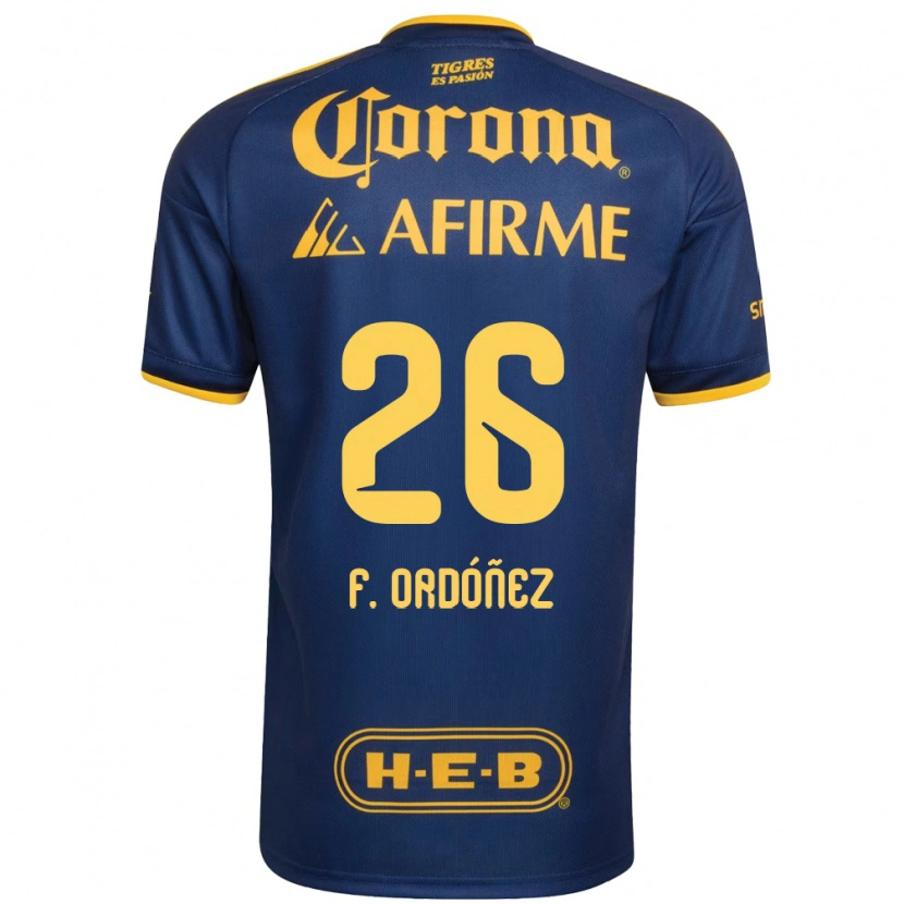 Danxen Damen Fernando Ordóñez #26 Königsblau Gelb Auswärtstrikot Trikot 2026/27 T-Shirt Österreich