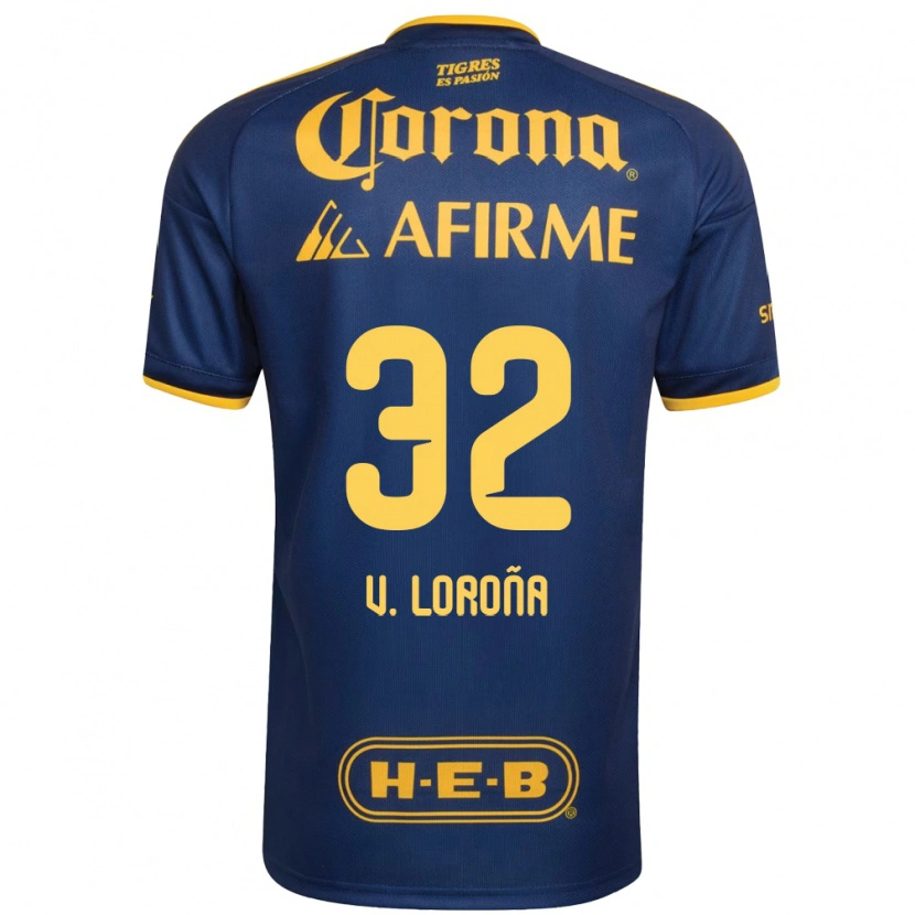 Danxen Damen Vladímir Loroña #32 Königsblau Gelb Auswärtstrikot Trikot 2026/27 T-Shirt Österreich