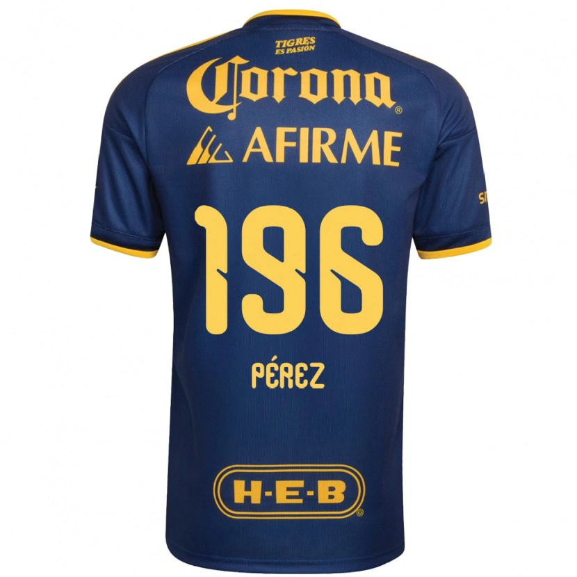 Danxen Damen Axel Pérez #196 Königsblau Gelb Auswärtstrikot Trikot 2026/27 T-Shirt Österreich