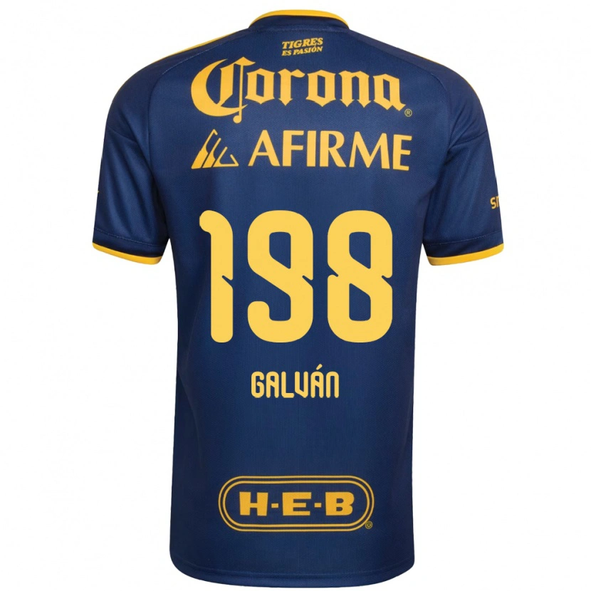 Danxen Damen Isac Galván #198 Königsblau Gelb Auswärtstrikot Trikot 2026/27 T-Shirt Österreich