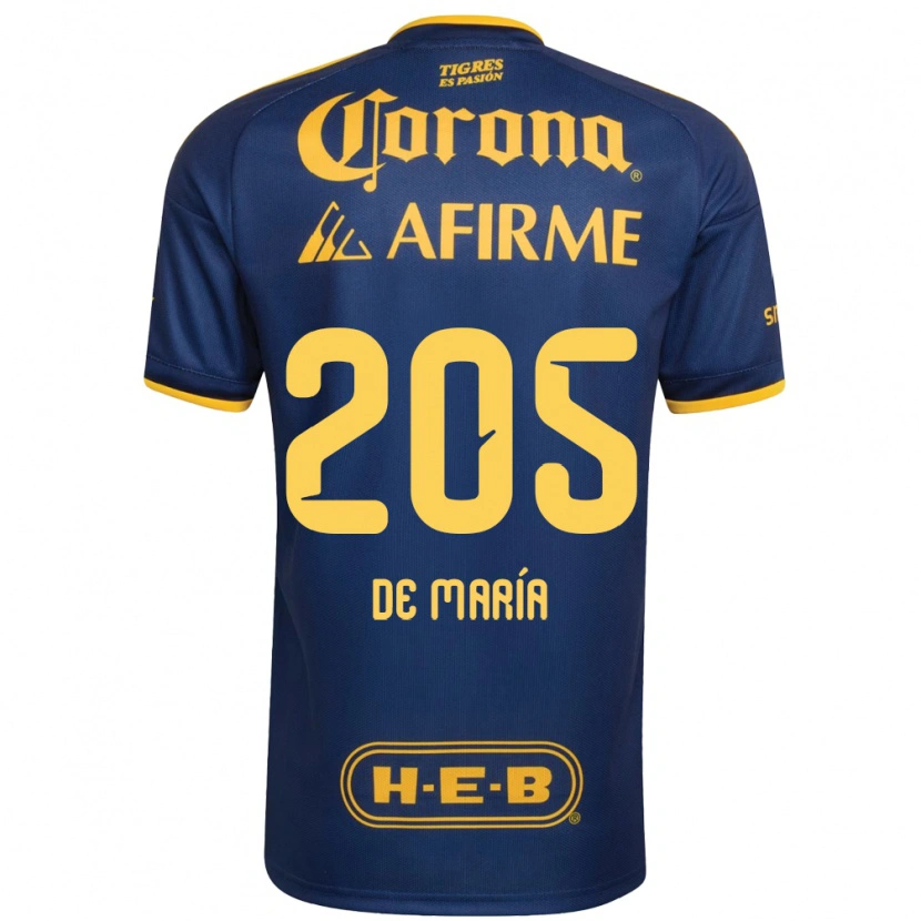 Danxen Damen Antonio De María Y Campos #205 Königsblau Gelb Auswärtstrikot Trikot 2026/27 T-Shirt Österreich