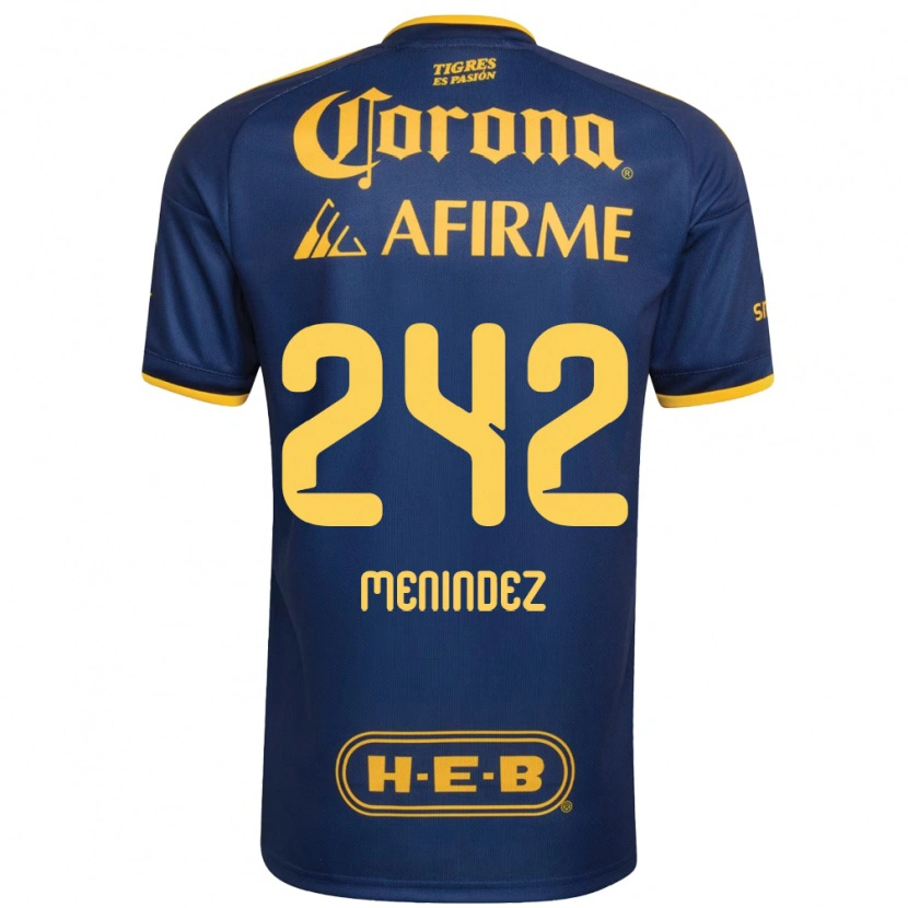 Danxen Damen Jonathan Menindez #242 Königsblau Gelb Auswärtstrikot Trikot 2026/27 T-Shirt Österreich
