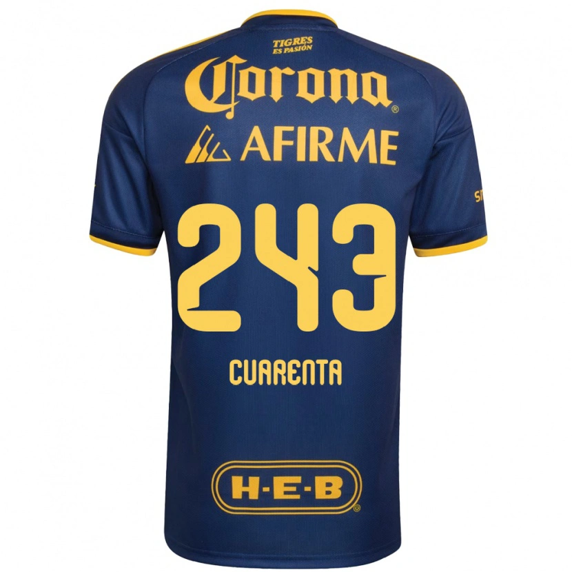 Danxen Damen Brandón Cuarenta #243 Königsblau Gelb Auswärtstrikot Trikot 2026/27 T-Shirt Österreich