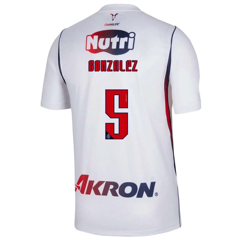 Danxen Damen Bryan González #5 Rot Weiß Marineblau Auswärtstrikot Trikot 2026/27 T-Shirt Österreich