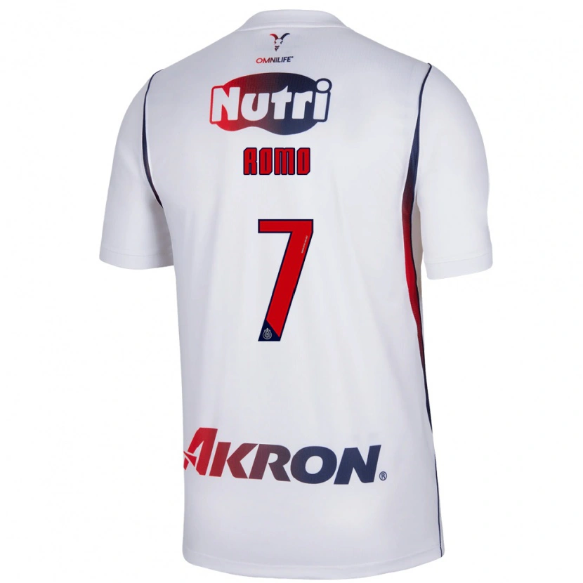 Danxen Damen Luis Romo #7 Rot Weiß Marineblau Auswärtstrikot Trikot 2026/27 T-Shirt Österreich