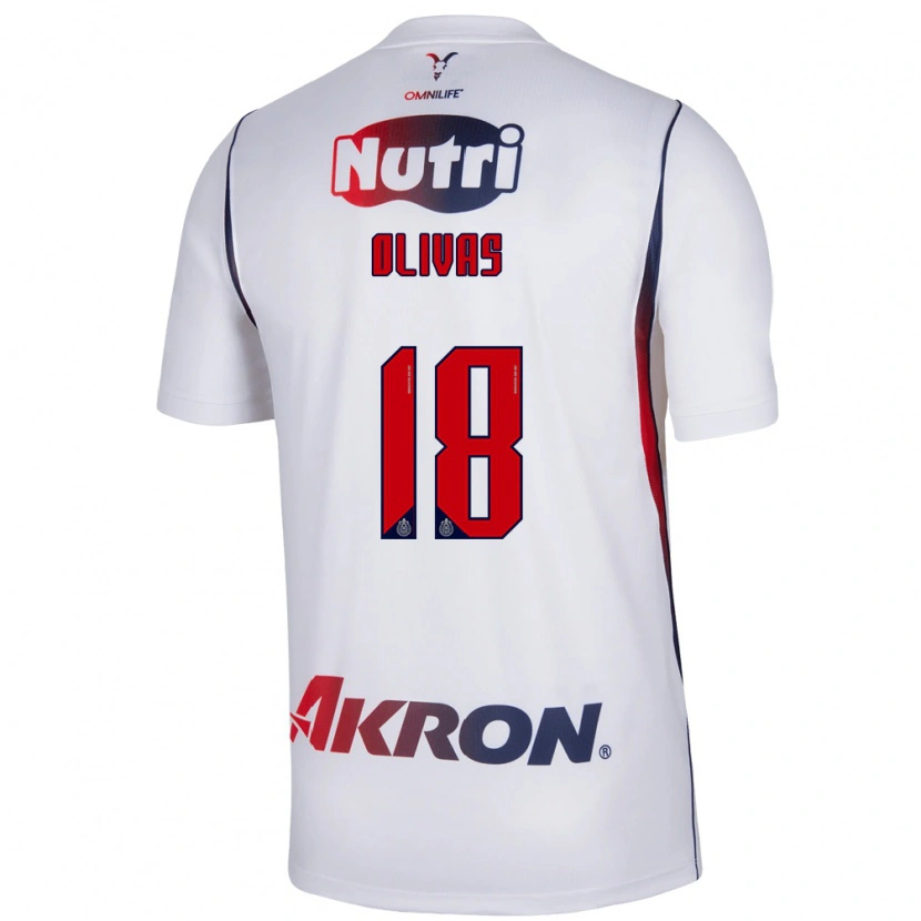 Danxen Damen Luis Olivas #18 Rot Weiß Marineblau Auswärtstrikot Trikot 2026/27 T-Shirt Österreich