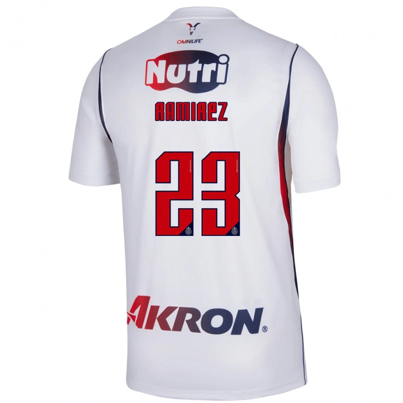 Danxen Damen Alessandra Ramírez #23 Rot Weiß Marineblau Auswärtstrikot Trikot 2026/27 T-Shirt Österreich