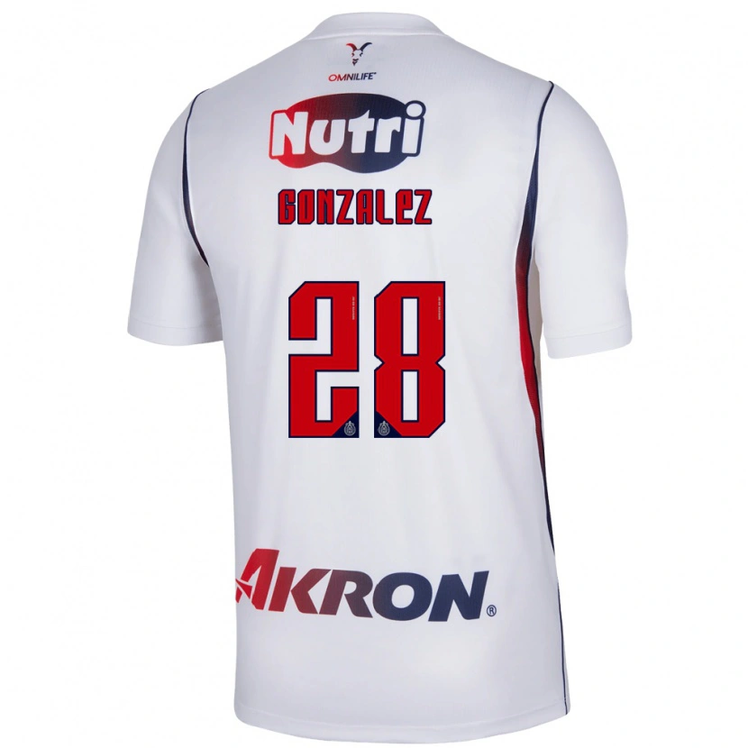 Danxen Damen Fernando González #28 Rot Weiß Marineblau Auswärtstrikot Trikot 2026/27 T-Shirt Österreich