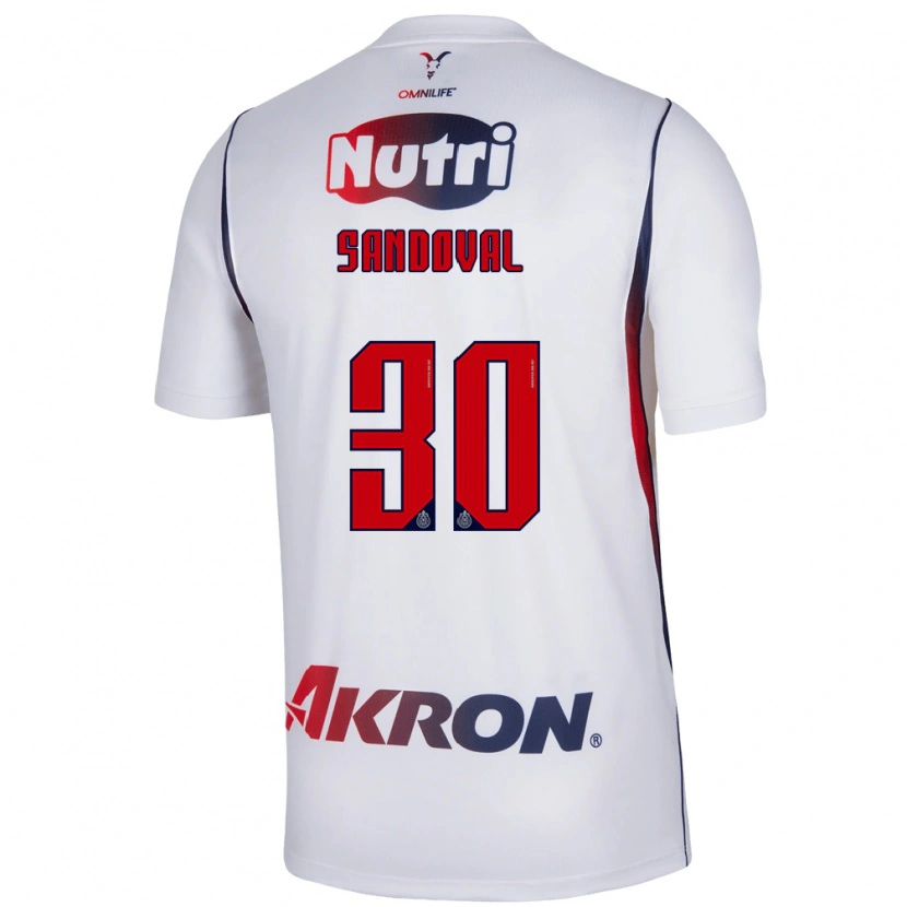 Danxen Damen Santiago Sandoval #30 Rot Weiß Marineblau Auswärtstrikot Trikot 2026/27 T-Shirt Österreich
