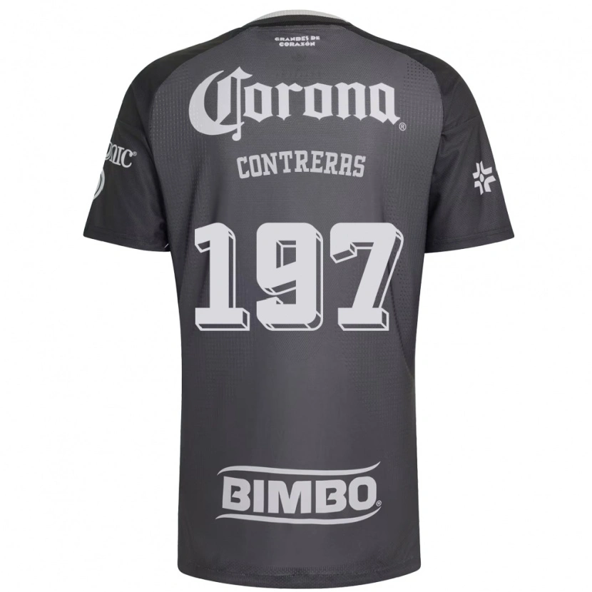 Danxen Damen Ángel Contreras #197 Grau Weiß Schwarz Auswärtstrikot Trikot 2026/27 T-Shirt Österreich