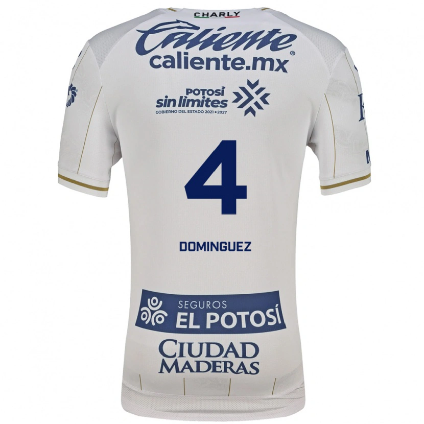Danxen Damen Julio Cesar Dominguez #4 Weiß Blau Auswärtstrikot Trikot 2026/27 T-Shirt Österreich