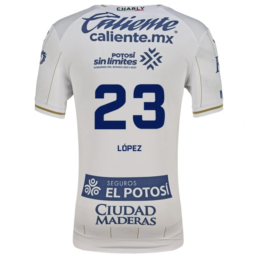 Danxen Damen César López #23 Weiß Blau Auswärtstrikot Trikot 2026/27 T-Shirt Österreich