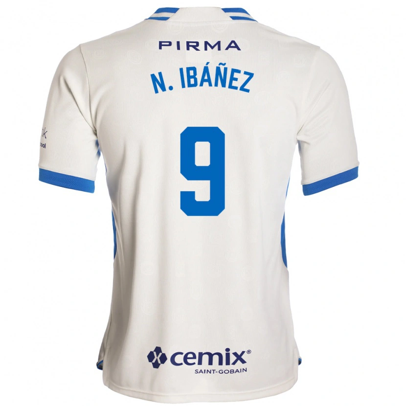 Danxen Damen Nicolás Ibáñez #9 Weiß Blau Rot Auswärtstrikot Trikot 2026/27 T-Shirt Österreich