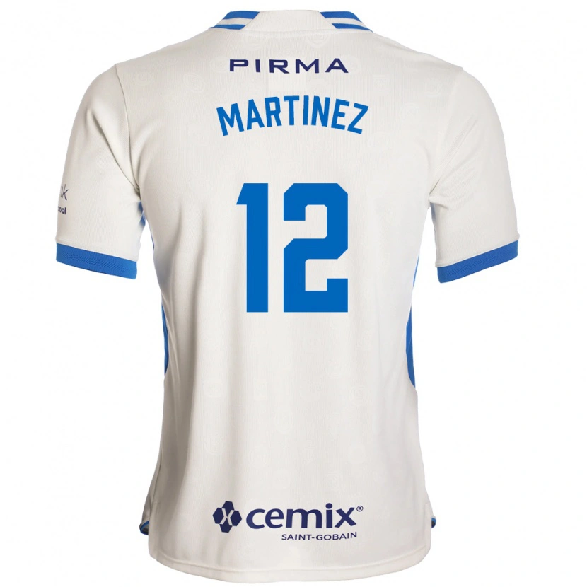 Danxen Damen Jose Joaquin Martinez #12 Weiß Blau Rot Auswärtstrikot Trikot 2026/27 T-Shirt Österreich