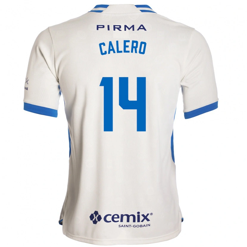 Danxen Damen Juan Calero #14 Weiß Blau Rot Auswärtstrikot Trikot 2026/27 T-Shirt Österreich