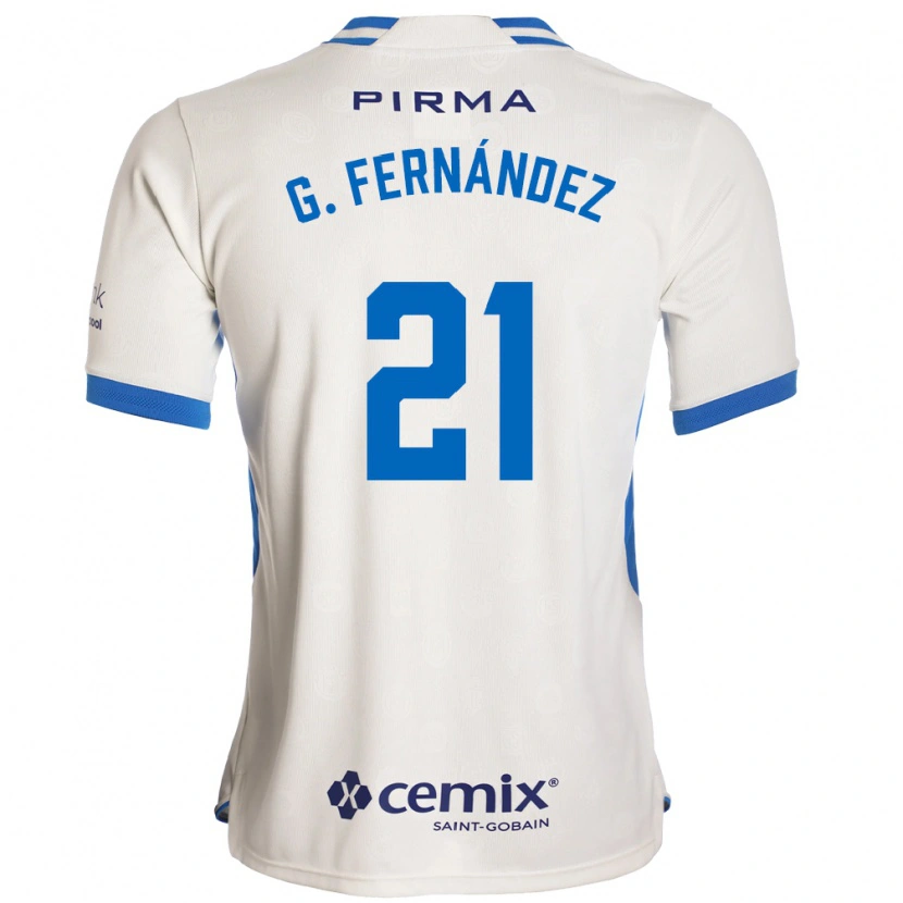 Danxen Damen Gabriel Fernández #21 Weiß Blau Rot Auswärtstrikot Trikot 2026/27 T-Shirt Österreich