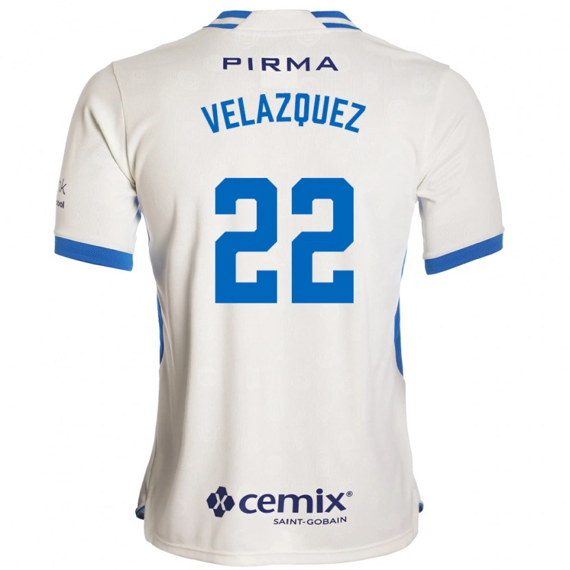 Danxen Damen Hireri Velazquez #22 Weiß Blau Rot Auswärtstrikot Trikot 2026/27 T-Shirt Österreich