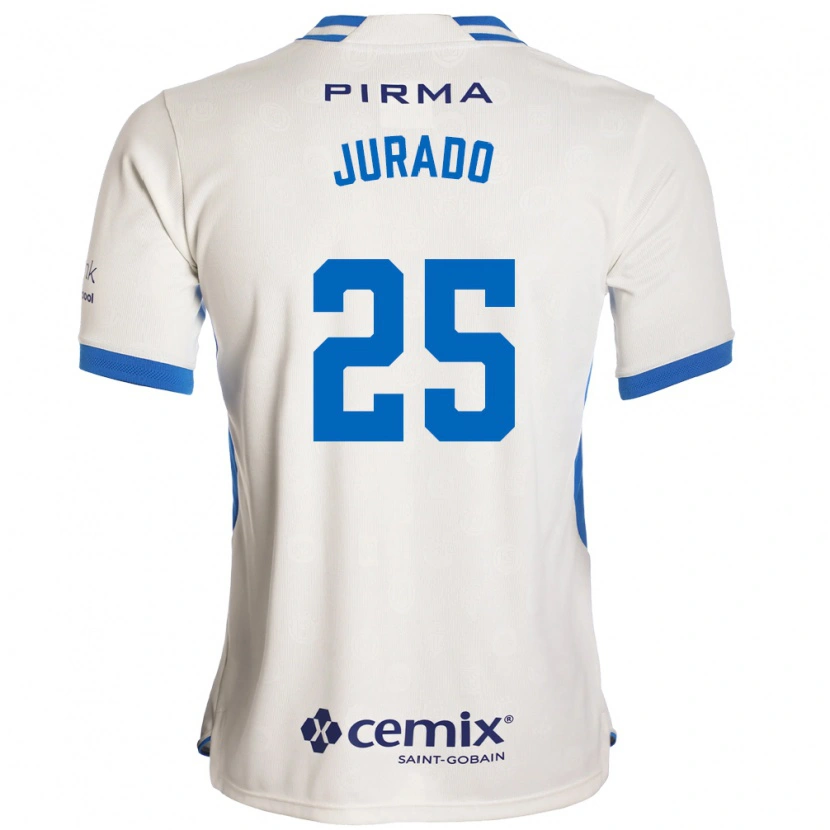 Danxen Damen Sebastian Jurado #25 Weiß Blau Rot Auswärtstrikot Trikot 2026/27 T-Shirt Österreich